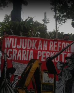 Warga Kampung Kota Jakarta Berdemonstrasi Menuntut Kesejahteraan Hidup